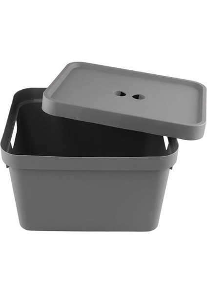 Conforte Antrasit Kapaklı Organizer 18 Lt