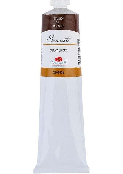 St. Petersburg Sonnet Yağlı Boya 120 ml Burnt Umber