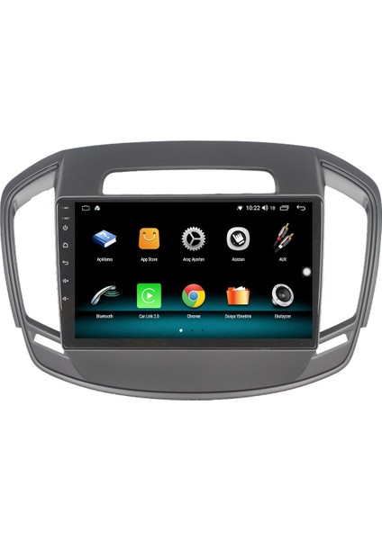 Opel Insignia Android 12 Multimedya Carplay 8gb Ram + 128GB HDD Navigasyon Ekran