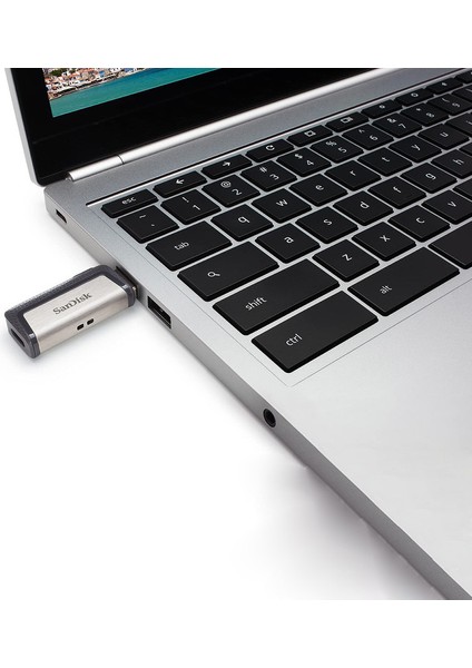 64GB Ultra Dual USB Type-C Usb-C USB 3.1 Otg Flash Sürücü - Siyah (Yurt Dışından)