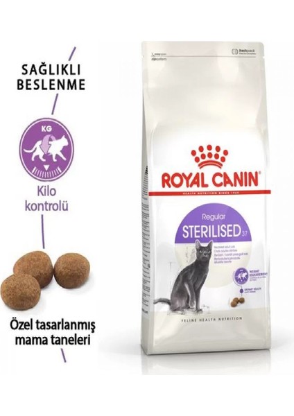 Sterilised 37 Kisirlaştirilmiş Kedi Mamasi 4 kg