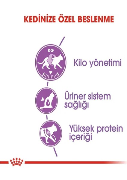 Sterilised 37 Kisirlaştirilmiş Kedi Mamasi 4 kg