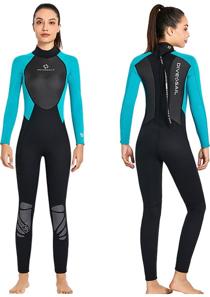 Dive & Sail 3mm Kadın Neopren Wetsuit Şnorkelle Dalış Tüplü Sörf (Yurt Dışından)