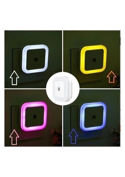 Fotoselli LED Gece Lambası - Pembe modelleri