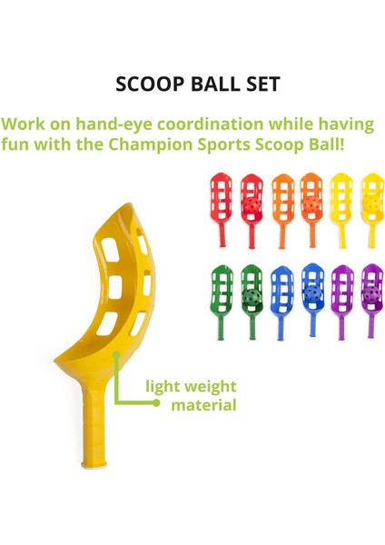 Scoop Ball Set Plaj Oyunu - Turuncu (Yurt Dışından)