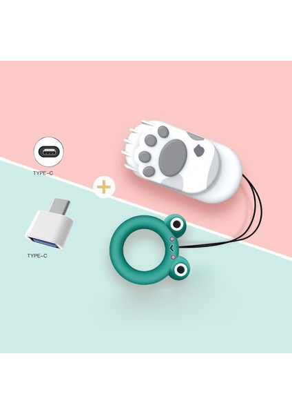 128 GB Sevimli Mini USB Flash Sürücü USB 2.0 - Gri (Yurt Dışından)