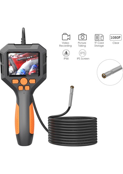 Endüstriyel Endoskop 1080P Dijital Borescope IP68 Suya (Yurt Dışından)