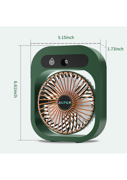 Masa Buğulanma Fanı Soğutma Mister Fan USB Şarj Edilebilir (Yurt Dışından) fırsatları