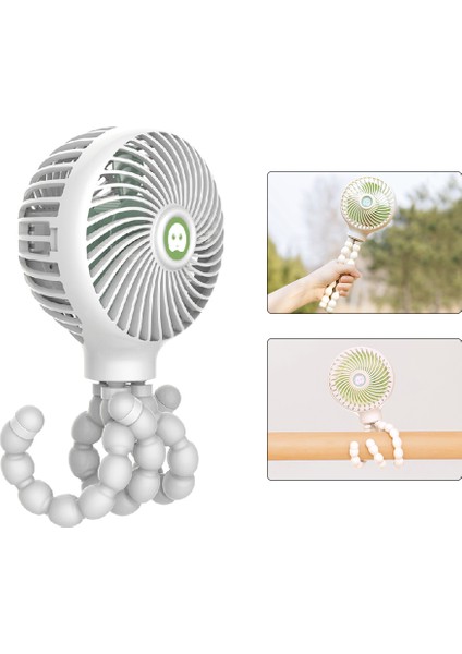 Taşınabilir Handeld Mini Fan Bebek Arabası Fanı Esnek (Yurt Dışından)