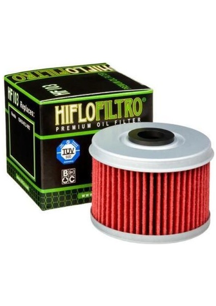 Hiflo HF103 2017-2021 Honda Crf 250 L Uyumlu Yağ Filtresi