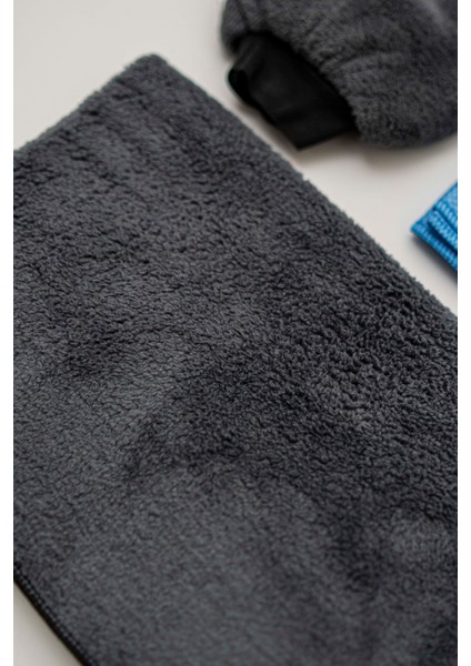 Mikrofiber Oto Yıkama Seti Araç Kurulama Havlusu Cam Bezi Yıkama Eldiveni