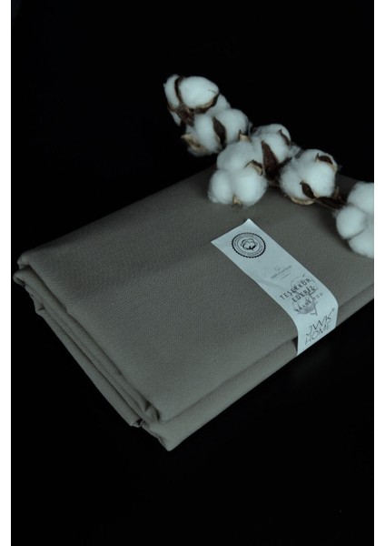 Jwk Fabrics Koyu Gri Pamuk Keten Punch Duck Bezi-Kumaşı Yarım Metre (50X180)