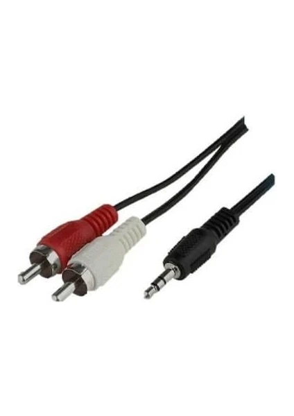 Ses Kablosu 1 Jak 3.5 mm Erkek 2 Rca Erkek 1.5 mt