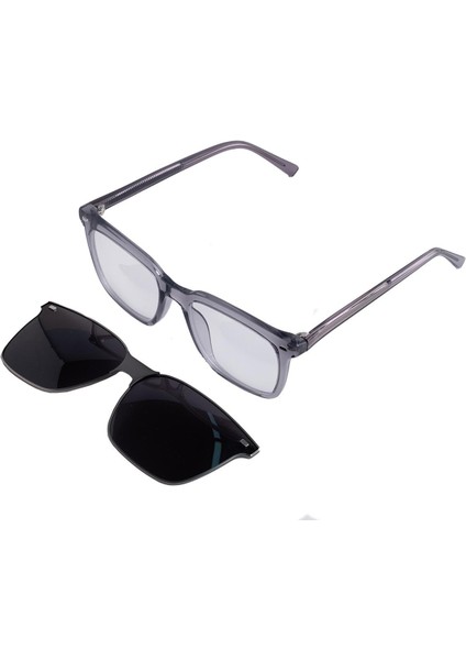 ROYAL EYEWEAR RE98020 MIKNATISLI ÖN ÇERÇEVESİ ÇIKARILABİLEN SİYAH GÜNEŞ GÖZLÜĞÜ