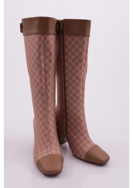 K610-22K Kadin Küt Burun Topuklu Çizme fiyatları