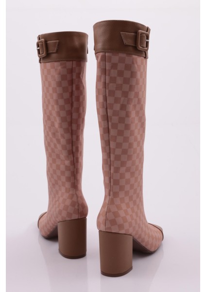 K610-22K Kadin Küt Burun Topuklu Çizme modelleri