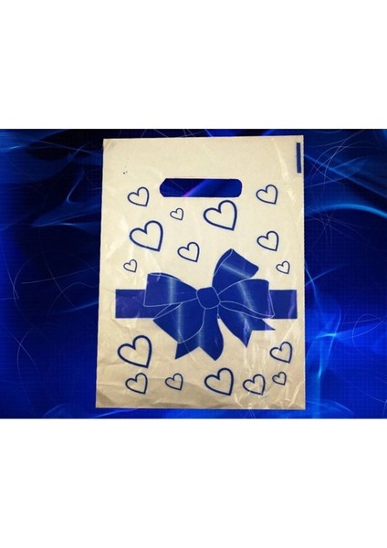 Mavi Fiyonk Elgeçme Poşet 15 x 21 cm 100 Adet
