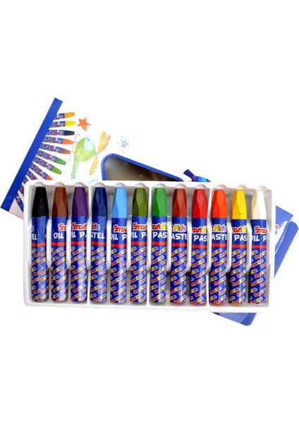 Smart Kids 12 Renk Pastel Boya