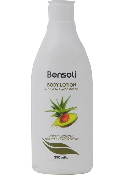 Bensolı Vücut Losyonu Alovera Avokado Yağılı 250 ml