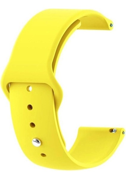 Qcy Watch Gtc Kordon Mat Klasik Silikon Krd 11 Sarı