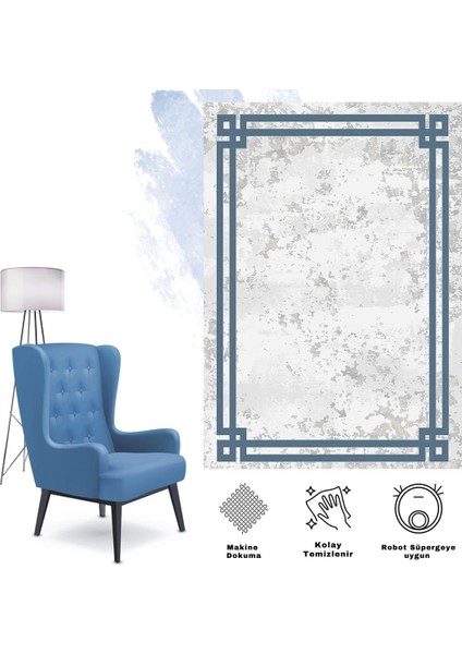 Nidor 64222 Çerçeveli Modern Halı modelleri