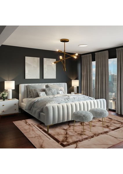 Craft 23454 D Mermer Desen Salon Halısı