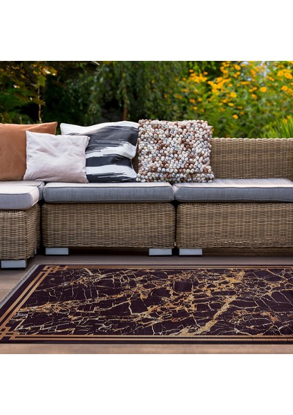 Işık Kadife Velvet PS487 Sarı Dekoratif Yıkanabilir Kaymaz Taban Kilim fiyatları