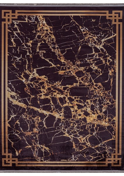 Işık Kadife Velvet PS487 Sarı Dekoratif Yıkanabilir Kaymaz Taban Kilim fırsatları