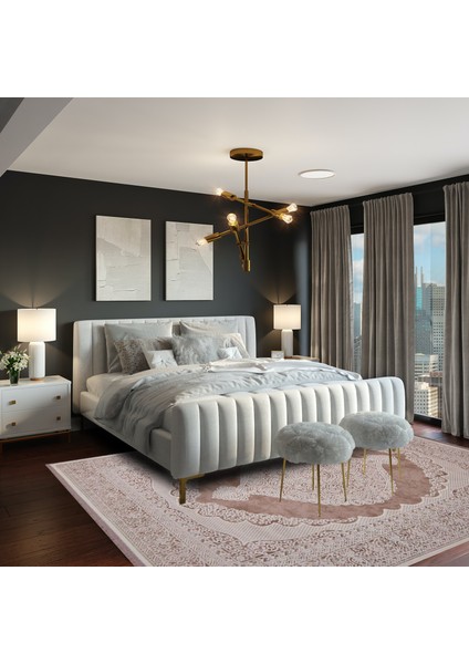 Ada E138B D Akrilik Modern Oturma Odası Salon Mutfak Halısı fiyatları