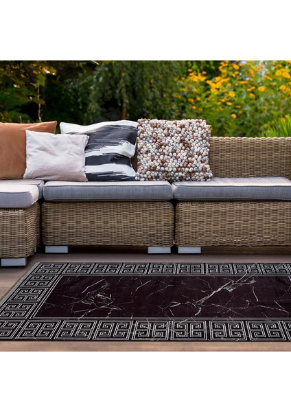 Işık Kadife Velvet PS451 Dekoratif Yıkanabilir Kaymaz Taban Kilim