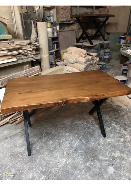 Ceviz Rengi Kütük Masa 140X80.CM fiyatları