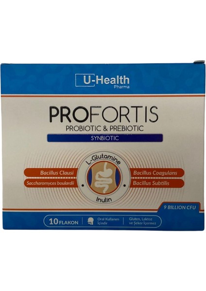 Profortis Probiyotik ve Prebiyotik İçeren 10 Flakon