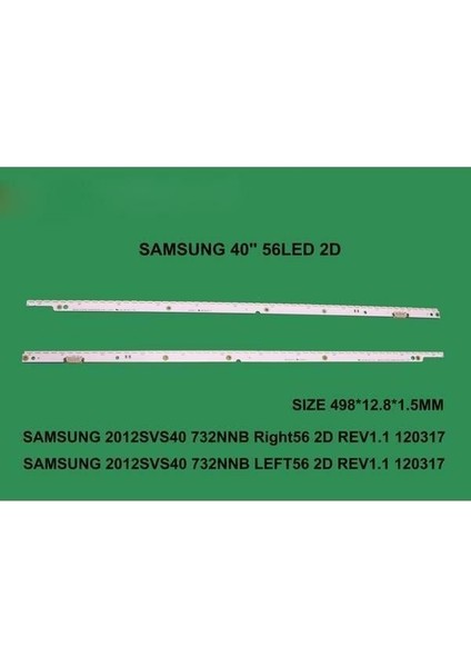 LCD LED-2112 2 Li ÇUBUK-UE40ES5500-LE400BGSV1-UE40ES5500-ELED021-WİNKEL