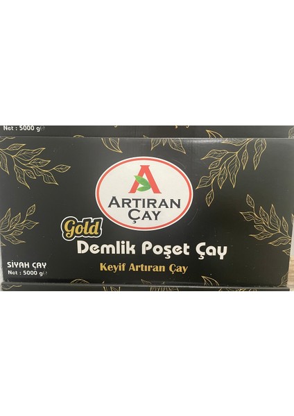 Artıran Çay Gold Demlik Poşet Çay 5 kg 40 gr