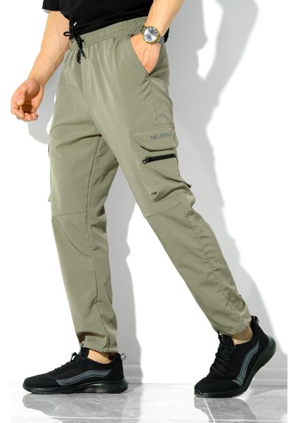 Luigi Slim Fit Kort Paraşüt Kargo Cepli Outdoor Erkek Eşofman Alt