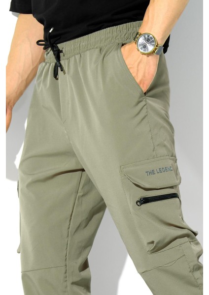 Luigi Slim Fit Kort Paraşüt Kargo Cepli Outdoor Erkek Eşofman Alt fiyatları