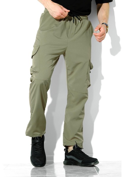 Luigi Slim Fit Kort Paraşüt Kargo Cepli Outdoor Erkek Eşofman Alt modelleri