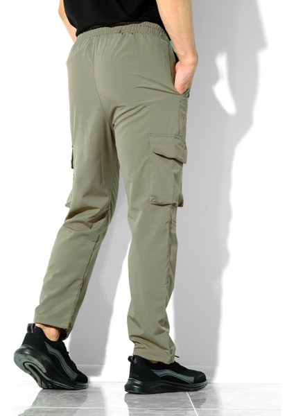 Luigi Slim Fit Kort Paraşüt Kargo Cepli Outdoor Erkek Eşofman Alt fırsatları