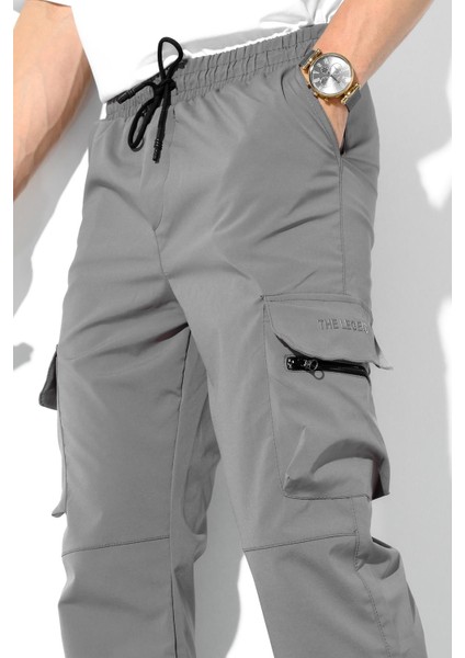 Luigi Slim Fit Kort Paraşüt Kargo Cepli Outdoor Erkek Eşofman Alt fiyatları