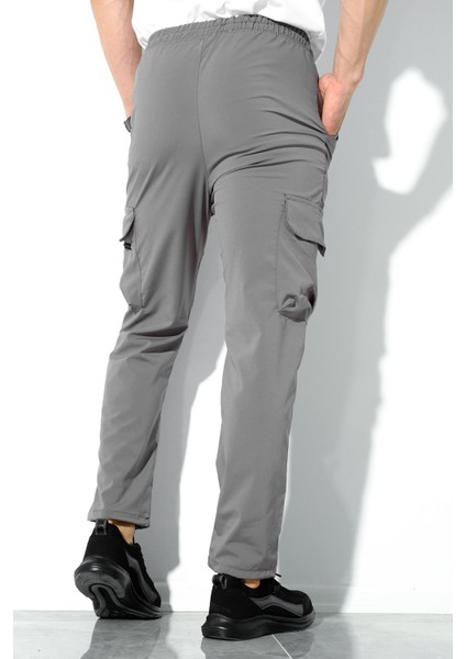 Luigi Slim Fit Kort Paraşüt Kargo Cepli Outdoor Erkek Eşofman Alt indirimleri