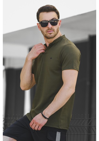 Dino V Hakim Yaka Petek Kumaş Erkek Tshirt