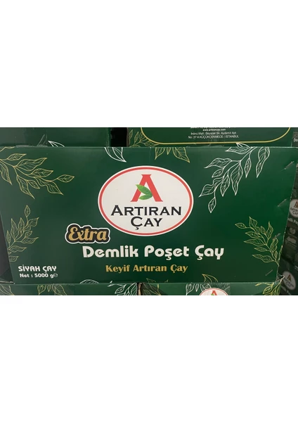 Artıran Çay Extra Demlik Poşet Çay 5 kg 20 gr