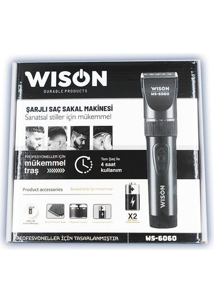 W-Power Serisi WS-6060 Saç Sakal Tıraş Makinesi