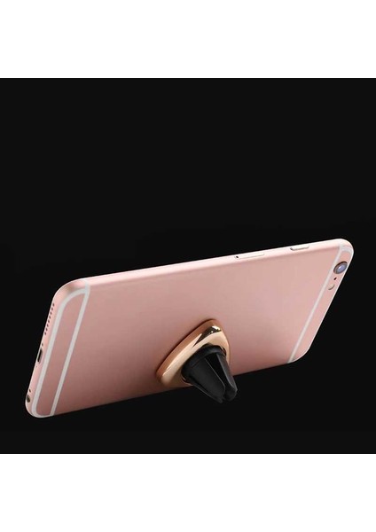 Araç Telefon Tutucu Turuncu Vakumlu (Magnetic Air Vent)