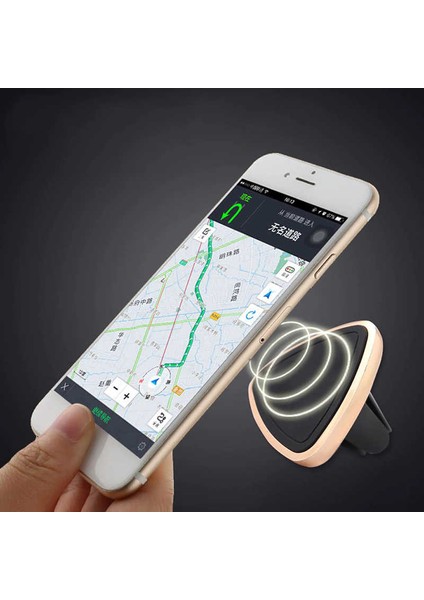 Araç Telefon Tutucu Turuncu Vakumlu (Magnetic Air Vent) fırsatları