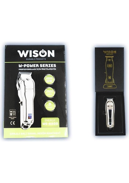 W-Power Serisi WS-8800 Profesyoneltıraş Makinesi