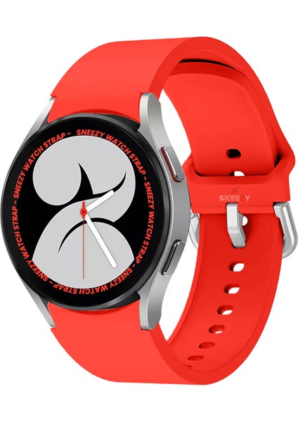 Samsung Galaxy Watch 4 5 Pro 40 42 44 45 46MM Uyumlu Orjinal Tasarım Kavisli Purelux Silikon Kordon