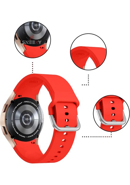 Samsung Galaxy Watch 4 5 Pro 40 42 44 45 46MM Uyumlu Orjinal Tasarım Kavisli Purelux Silikon Kordon indirimleri