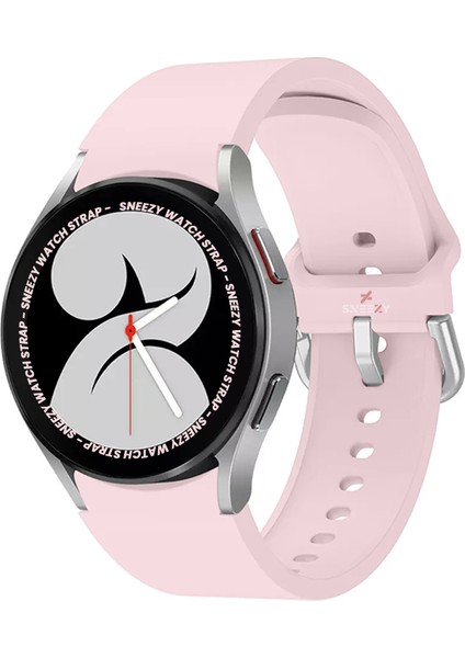Samsung Galaxy Watch 4 5 Pro 40 42 44 45 46MM Uyumlu Orjinal Tasarım Kavisli Purelux Silikon Kordon