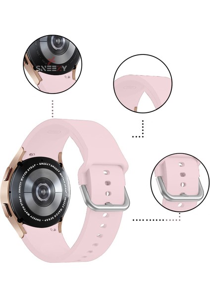 Samsung Galaxy Watch 4 5 Pro 40 42 44 45 46MM Uyumlu Orjinal Tasarım Kavisli Purelux Silikon Kordon indirimleri